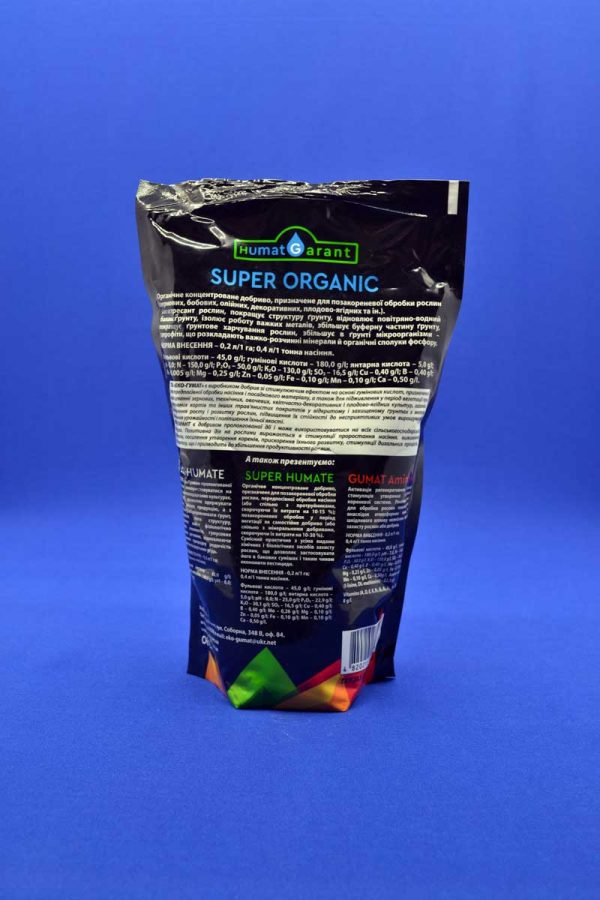 Органическое удобрение Гумат-Гарант Супер Органик 1 литр
